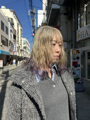 春人気♪ブリーチ×ラベンダーグラデーション