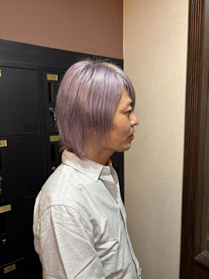 シルキーラベンダーグレージュ