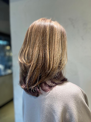 動きと透明感で魅せるミディアム✨