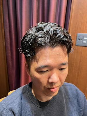 日本橋室町　ナチュラルパーマ　ビジネススタイル