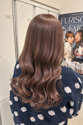 【伊勢原】ブリーチありベージュカラー