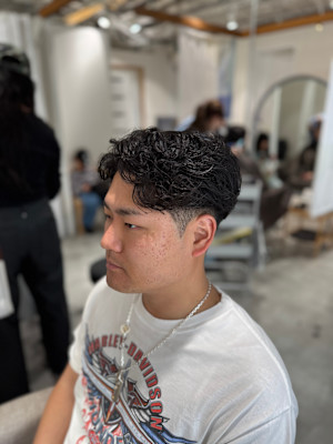 強めフェザーパーマ