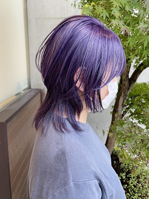 ダブルブリーチのパープルカラー