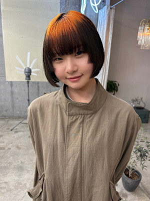 ステップボーンカット/ボブ/レイヤーボブ/表参道