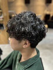 ツイストスパイラルパーマ/波巻ツイストスパイラル