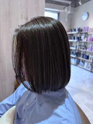 ナチュラルハイライトボブ