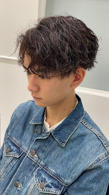 大人気◎/波巻きパーマ/ツイストスパイラル/センターパート