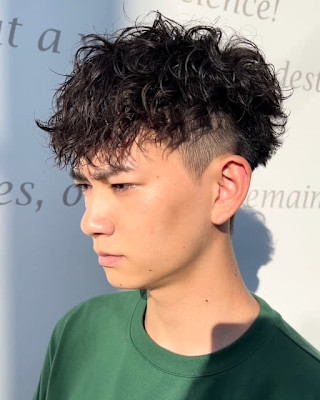 スペインカール/ツーブロック/フェード/波巻きスパイラル