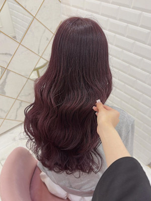 ブリーチなしＷ＊ラベンダーピンク＊まゆ