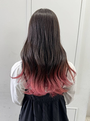 ピンクグラデーションカラー