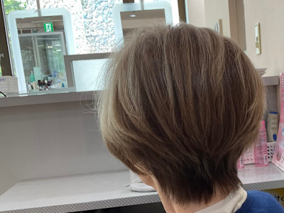 白髪染め活かしとカット