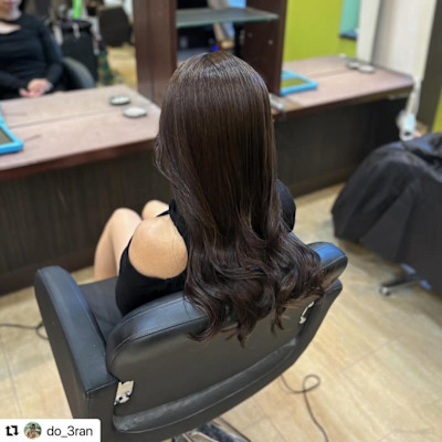 韓国風くびれヘア。