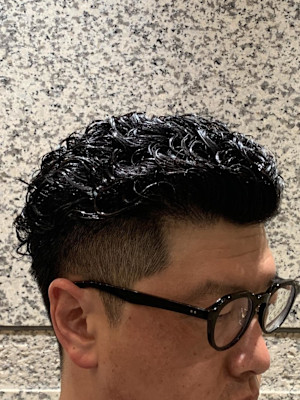 日本橋 ツーブロック オールバック 