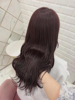 ブリーチなしＷ＊初カラーチョコレートピンク＊まゆ