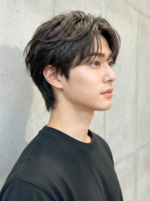 ナチュラルフェザーカット/メンズ