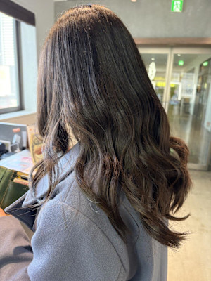 ロング/レイヤー/オリーブグレージュ