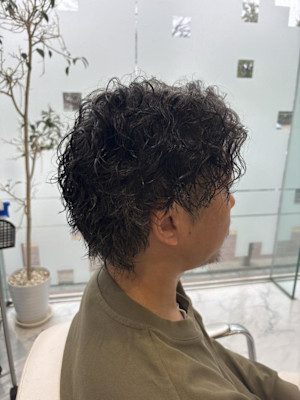 波巻きパーマ/メンズパーマ／スパイラルパーマ