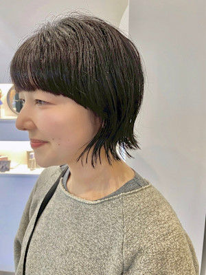 大人ショートヘア/マッシュボブ