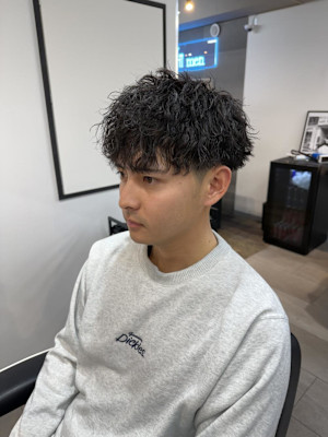 大宮/カット/短髪/毛流れ/センターパート