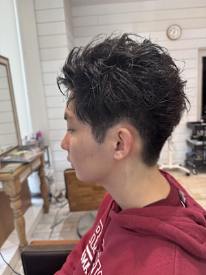 渋谷/韓国/メンズ/カット/パーマ/スパイキー