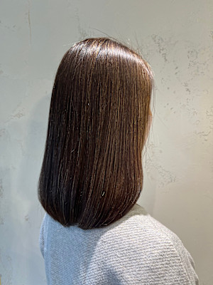 ナチュラルにまとまる美髪ボブ✨