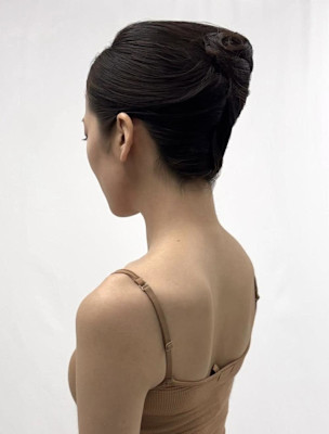 夜会巻きアレンジ