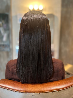 圧倒的ツヤの美髪ストレート✨