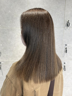 グレージュカラー/白髪ぼかし