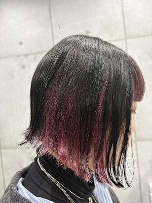 インナーカラーピンク