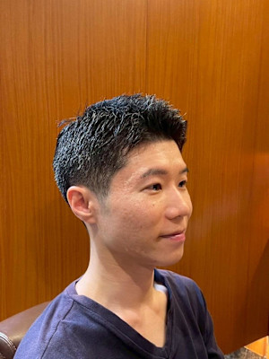 アップバングスタイル