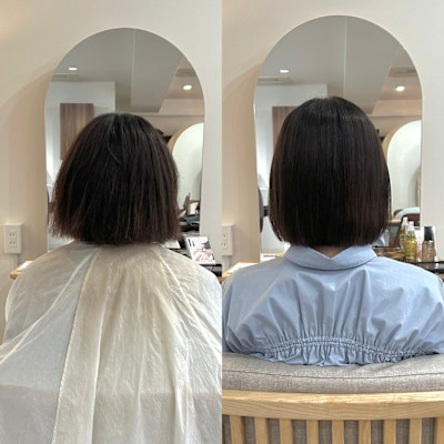 縮毛矯正/ケアストレート/艶髪