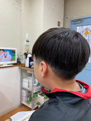 ナチュラルマッシュ×ツーブロック