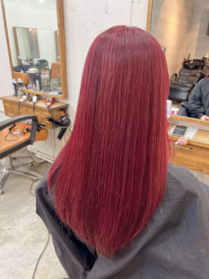 暖色ピンクカラー北千住