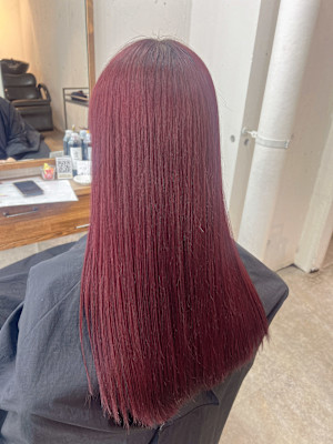 暖色ピンクカラー北千住