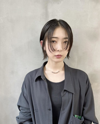 short•メンズライク•レイヤー•艶髪