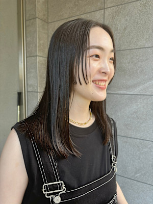 顔まわりぱつっと