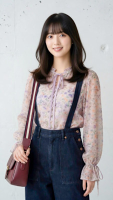 小顔魅せレイヤー×好印象ミディアムで朝のセットを時短に