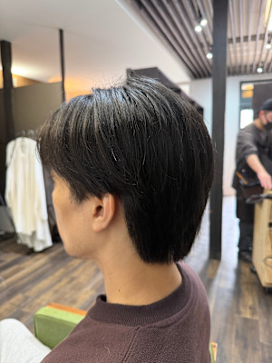 スッキリウルフカット