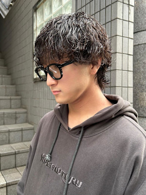 パーマで簡単スタイリング♪朝のセットが楽になるヘア