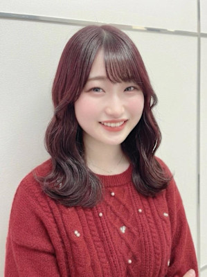 ハッシュカット/顔周りカット/ダークブラウン/シャギーカット