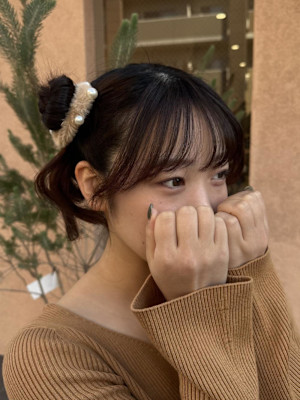 推し活ヘアアレンジツイン団子ヘアセットライブ結婚式可愛い◎