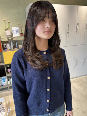 縮毛矯正×レイヤースタイル