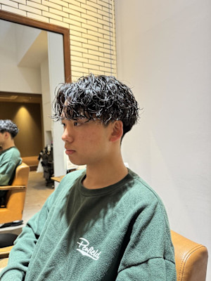 メンズ似合わせパーマ