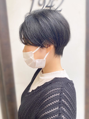 大人かわいいマッシュショートで似合わせカット