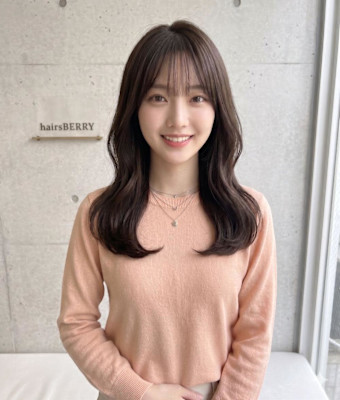 韓国風くびれミディくびれレイヤー魅せる艶髪ロング♪