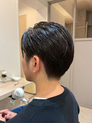 メンズ艶ショート
