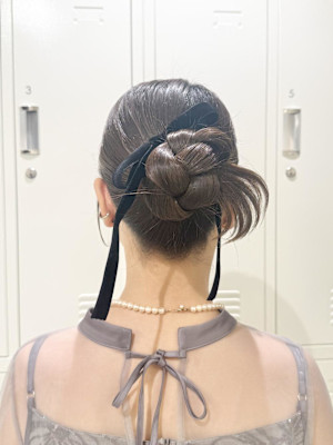カチモリヘアアレンジ
