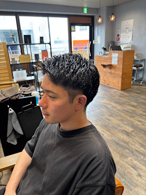 アップバングショート