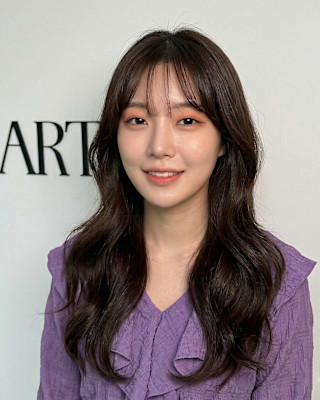 小顔見えレイヤーロング×韓国風レイヤー