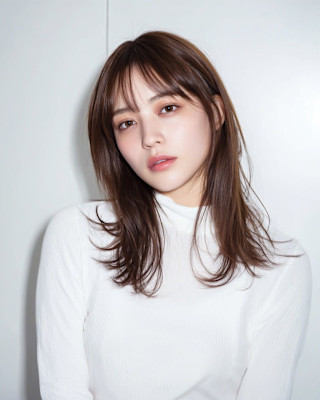 大人女性の韓国ロング
